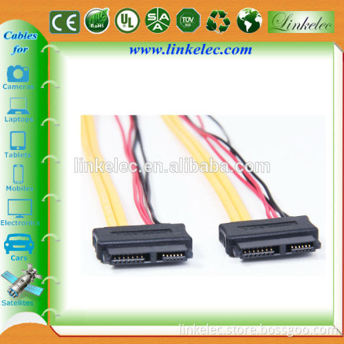 China wholesale high speed 7+6 pin sata cable